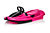 Steerable sledge Stratos monster pink